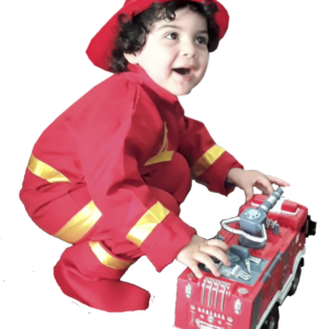 firefighter Truck and Uniform